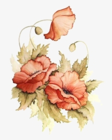 Painted Flowers Png , Png Download - Painted Flowers Png, Transparent Png, Transparent PNG
