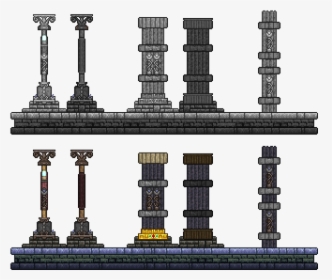 Clip Art Image Result For Building - Terraria Pillars Building, HD Png Download, Transparent PNG