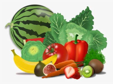 Fresh Healthy Food Png Transparent Image - Cartoon Healthy Food Png, Png Download, Transparent PNG