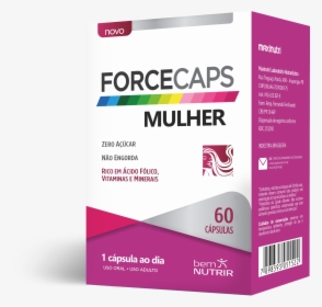 3d Forcecaps Mulher - Accelera Block Bem Nutrir, HD Png Download, Transparent PNG