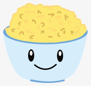Oats Pasta Corn Rice - Cartoon Rice Bowl Transparent, HD Png Download ,  Transparent Png Image - PNGitem