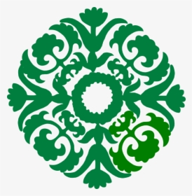 Green Flower Svg Clip Arts - Islamic Design Png, Transparent Png, Transparent PNG
