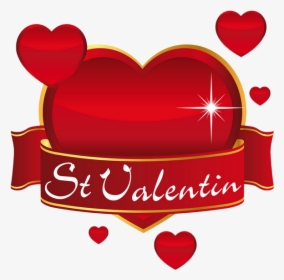 Coeur Saint Valentin Png - Loto De La Saint Valentin, Transparent Png, Transparent PNG