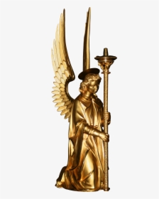 Golden Angel, Img Mob - Sculpture, HD Png Download, Transparent PNG
