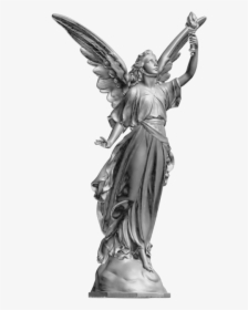 Angel Statue 3d Model, HD Png Download, Transparent PNG