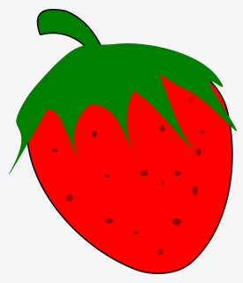 Clipart - Strawberry Fresa - Gambar Kartun Buah Stroberi, HD Png Download, Transparent PNG