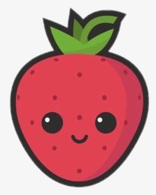 #sticker #fresa #strawberry - Cute Strawberry, HD Png Download, Transparent PNG