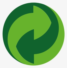 Green Dot Recycling Symbol, HD Png Download, Transparent PNG