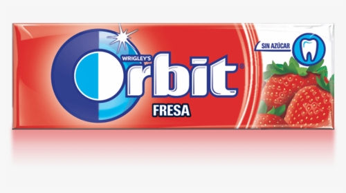 Chicles De Fresa Sin Azúcar Orbit - Chewing Gum Orbit, HD Png Download, Transparent PNG