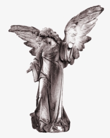 Angel Statue Stickers Messages Sticker-5 - Angel With White Background, HD Png Download, Transparent PNG