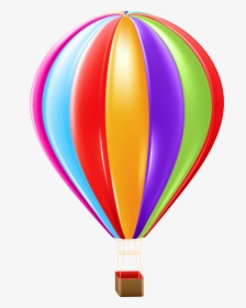 Hot Air Balloon Png Clip Art Image - Balloons In Air Clipart, Transparent Png, Transparent PNG