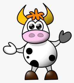 Banner Free Download Cow Spots Clipart - Cartoon Cow Png, Transparent Png, Transparent PNG