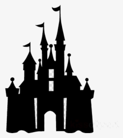 Cinderella Castle Clipart Disney Silhouette For Free - Disneyland Castle Silhouette, HD Png Download, Transparent PNG