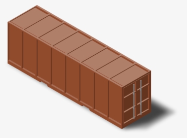 Angle,material,lumber - Shipping Container 3d Clipart, HD Png Download, Transparent PNG