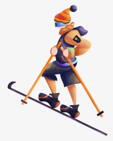 Transparent Nordic Skier Clipart - Skiing, HD Png Download, Transparent PNG