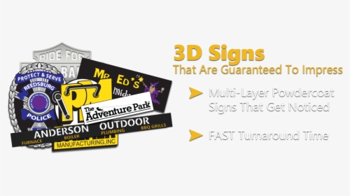3d Metal Signs - Graphic Design, HD Png Download, Transparent PNG