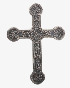 Christian Cross Crucifix Cross Necklace Clip Art - Vintage Cross Transparent, HD Png Download, Transparent PNG