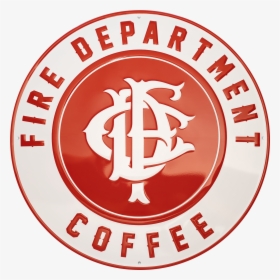 Fdc Metal Sign   Class Lazyload Lazyload Fade In Cloudzoom - Fire Dept Coffee Logo, HD Png Download, Transparent PNG