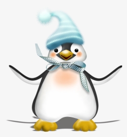 Transparent Christmas Penguin Png - Tube Pingouin Noel, Png Download, Transparent PNG