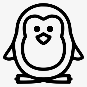 Christmas Penguin - Christmas Drawings Of Penguins, HD Png Download, Transparent PNG