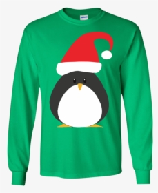 Slurp Christmas Penguin Ls Tshirt Black S   Class Lazyload - T-shirt, HD Png Download, Transparent PNG