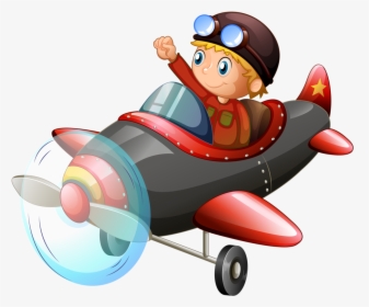 Transparent Airplane Pulling Banner Clipart - Clipart Transparent Cute Airplane, HD Png Download, Transparent PNG