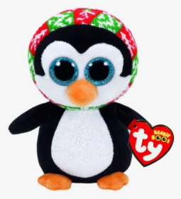 Penelope Xmas Penguin - Beanie Boo Heather, HD Png Download, Transparent PNG