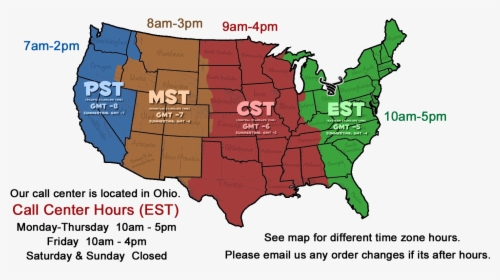 Usa Time Zones Gmt, HD Png Download, Transparent PNG