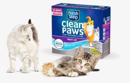 Free Litter Cats - Fresh Step Clean Paws Cat Litter, HD Png Download, Transparent PNG