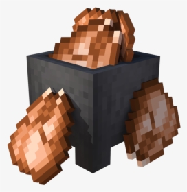 Transparent Cooked Chicken Png - Minecraft Cauldron Png, Png Download, Transparent PNG