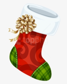 Christmas-stocking - Free Xmas Stocking Clipart, HD Png Download, Transparent PNG