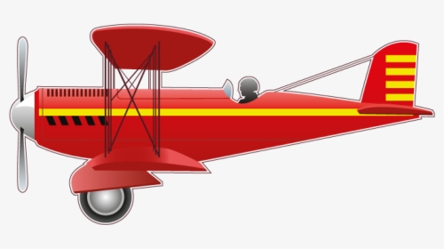 Biplane Airplane Paper Aircraft Sticker - Biplane, HD Png Download, Transparent PNG
