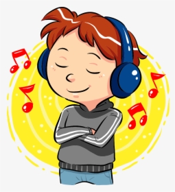 Music Listening Clip Art - Listen To Music Clipart, HD Png Download, Transparent PNG