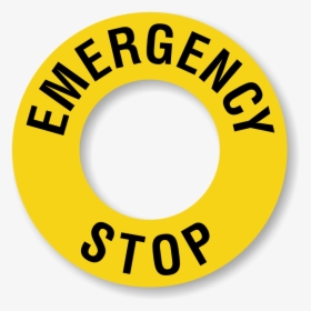 Emergency Stop Button Decal, HD Png Download, Transparent PNG