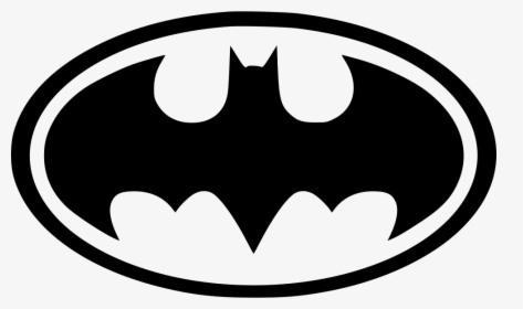 Batman Superman Logo Superman Logo Coloring Book - Batman Logo Black And White, HD Png Download, Transparent PNG