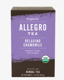 Allegrotea Carton Relaxingchamomile - Usda Organic, HD Png Download, Transparent PNG