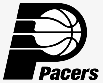 Pacers Logo Png - Nba Team Logo Black And White, Transparent Png, Transparent PNG