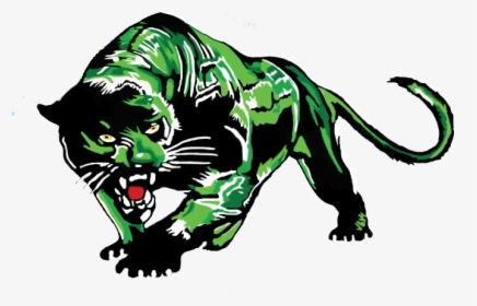 Rave Panther - Clip Art Green Panther, HD Png Download, Transparent PNG