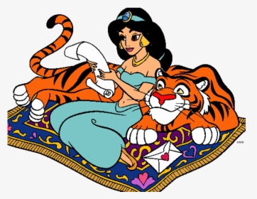 Princess Jasmine Clipart Rajah - Princess Jasmine Coloring Pages, HD Png Download, Transparent PNG