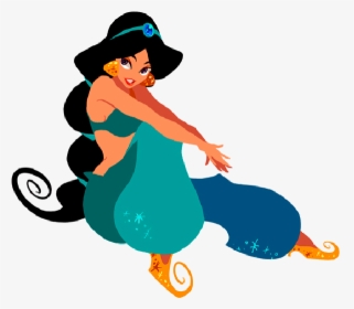 Disney Clipart Downtown - Aladdin E Jasmine, HD Png Download, Transparent PNG