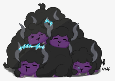 Pile Of Sleepy Electric Fluffalo Cute Fluffy Fluffalo - Starbound Fluffalo Cute, HD Png Download, Transparent PNG