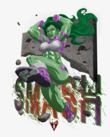 She Hulk By T Turner - She-hulk, HD Png Download, Transparent PNG