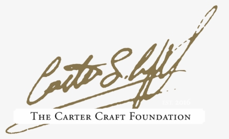 The Carter Craft Foundation Logo - Calligraphy, HD Png Download, Transparent PNG