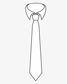 Clip Art Necktie Template - Printable Mens Tie Template, HD Png Download, Transparent PNG