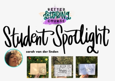 Svdl Student Spotlight Header - Calligraphy, HD Png Download, Transparent PNG
