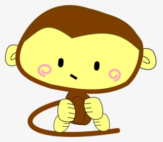 Transparent Funny Monkey Png - Cute Monkey, Png Download, Transparent PNG