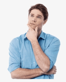 Transparent Guy Thinking Png - Man Thinking About Something, Png Download, Transparent PNG