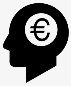 Man Thinking About Euro - Icon Man Think Money, HD Png Download, Transparent PNG