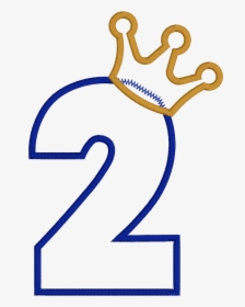 Number 2 With Crown, HD Png Download, Transparent PNG