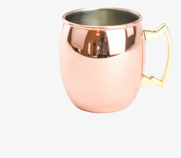 Moscow Mule Copper With Brass Handle 14 Oz - Cup, HD Png Download, Transparent PNG